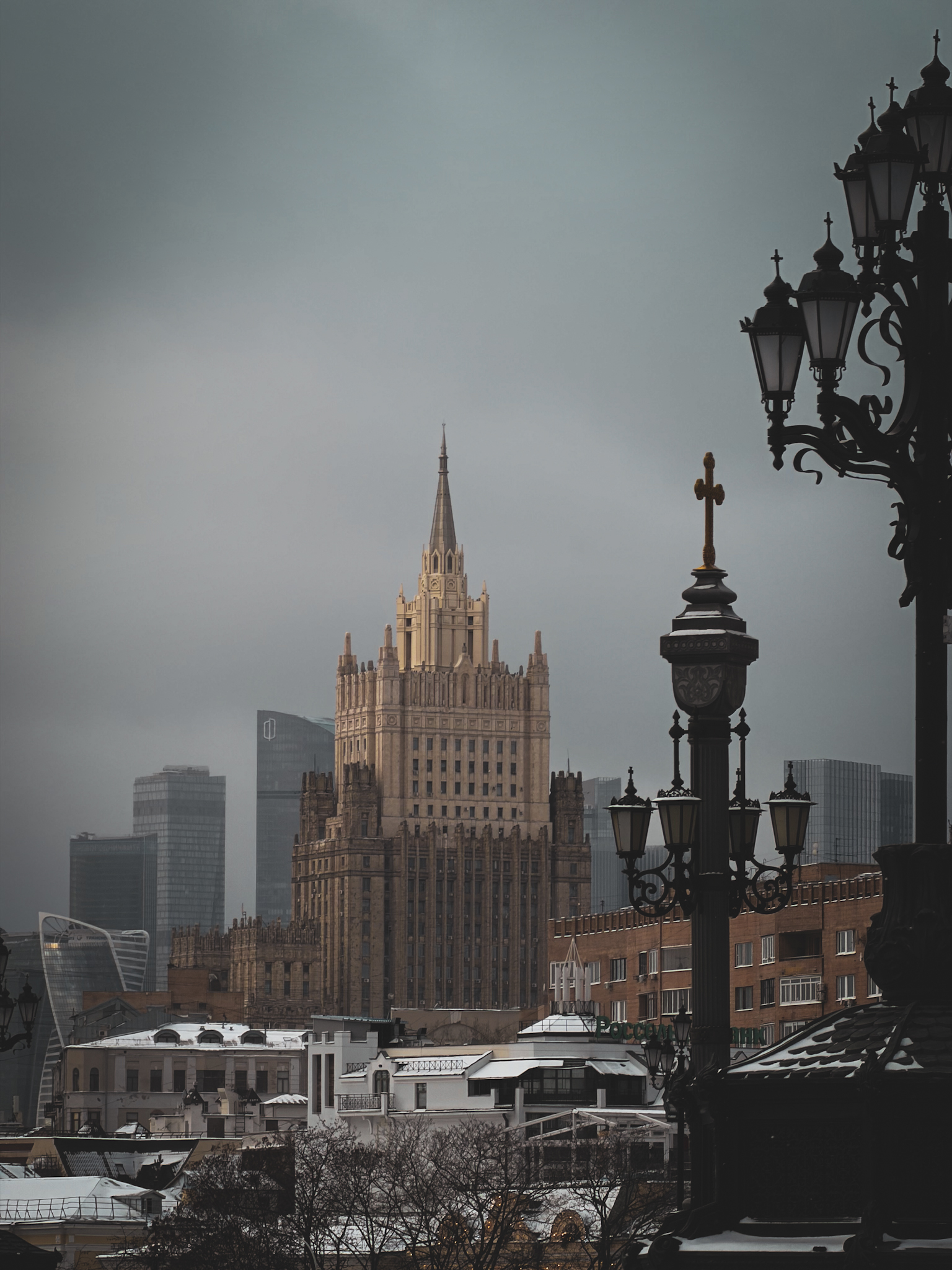 One of the 6 sisters tower in Moscow
